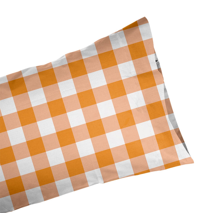 Funda de almohada Vichy Naranja - sokios-FUNDA ALMOHADA200618S10704