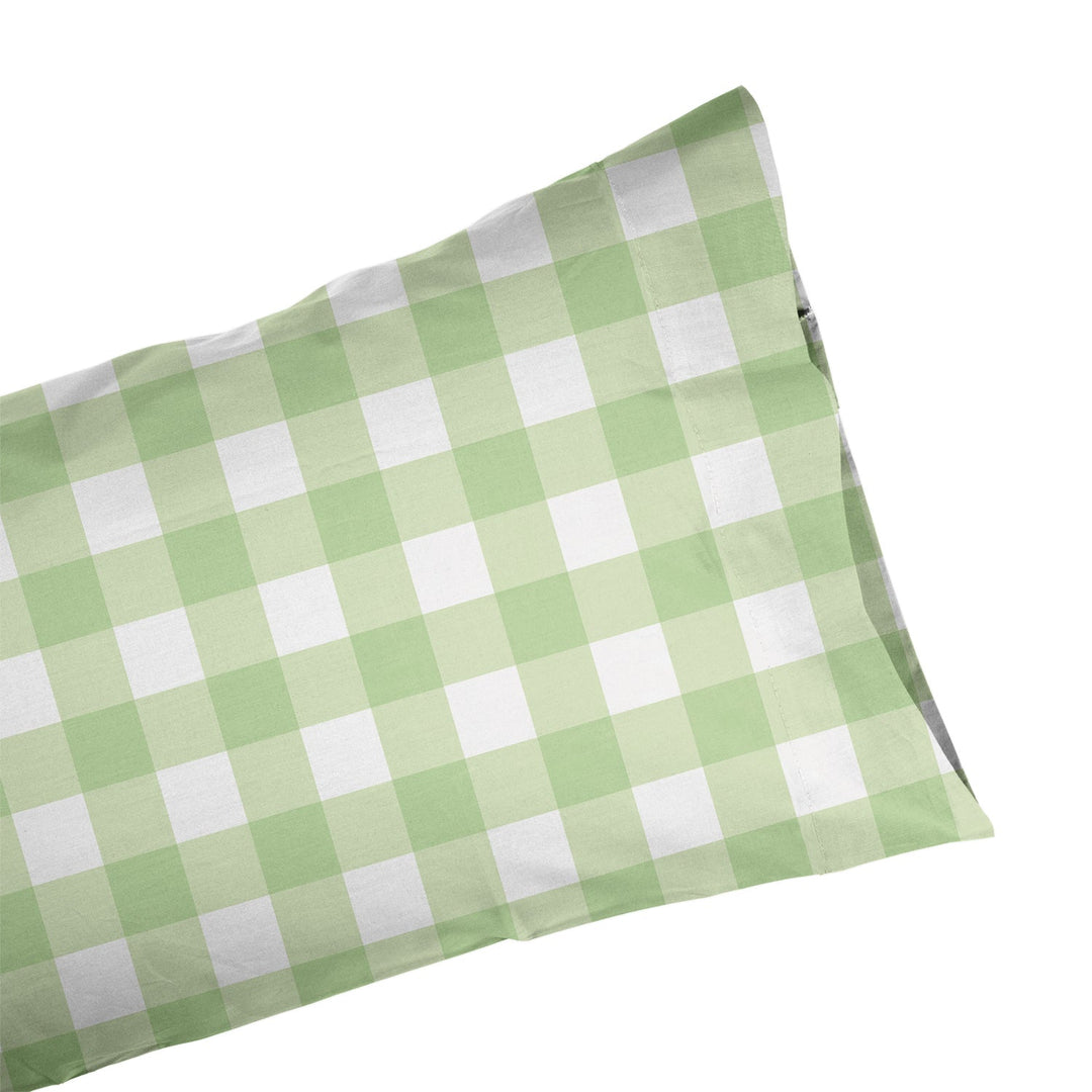 Funda de almohada Vichy Pistacho - sokios-FUNDA ALMOHADA200618S10711