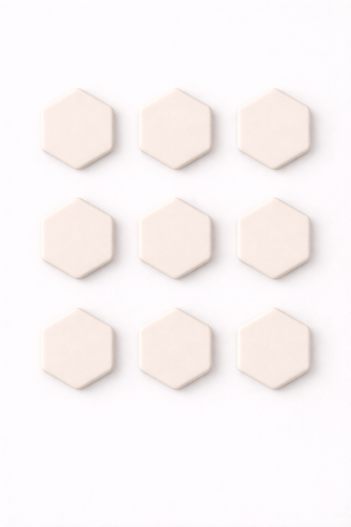 Hexágonos decorativas 3D modulares – Piezas individuales para crear murales