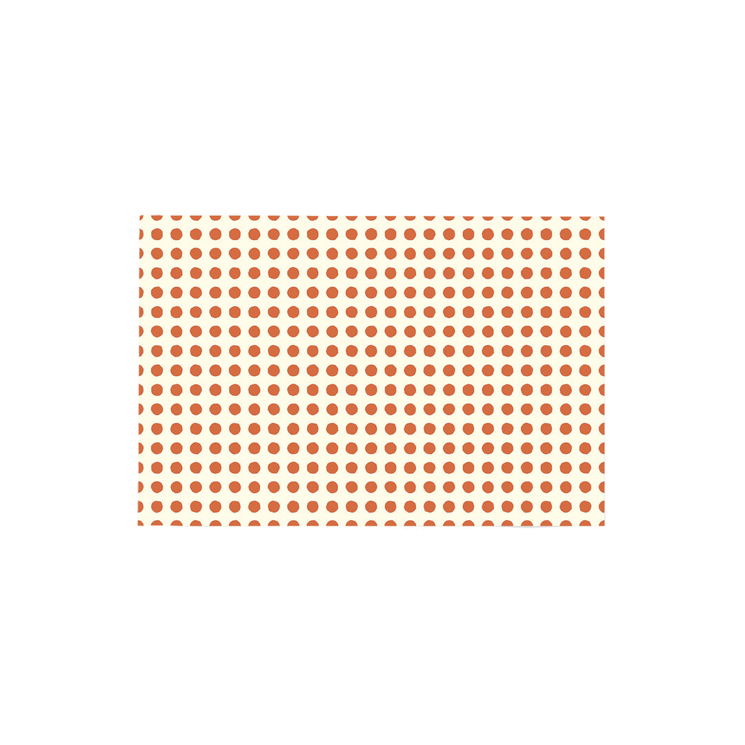 Alfombra vinílica Lunar Irregular Naranja Crema S