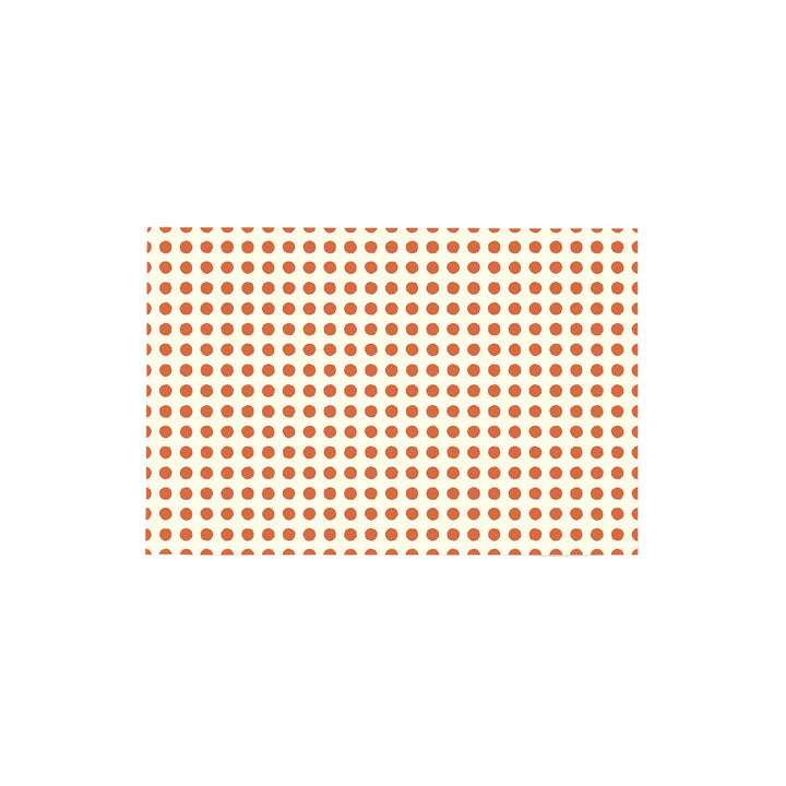 Alfombra vinílica Lunar Irregular Naranja Crema S
