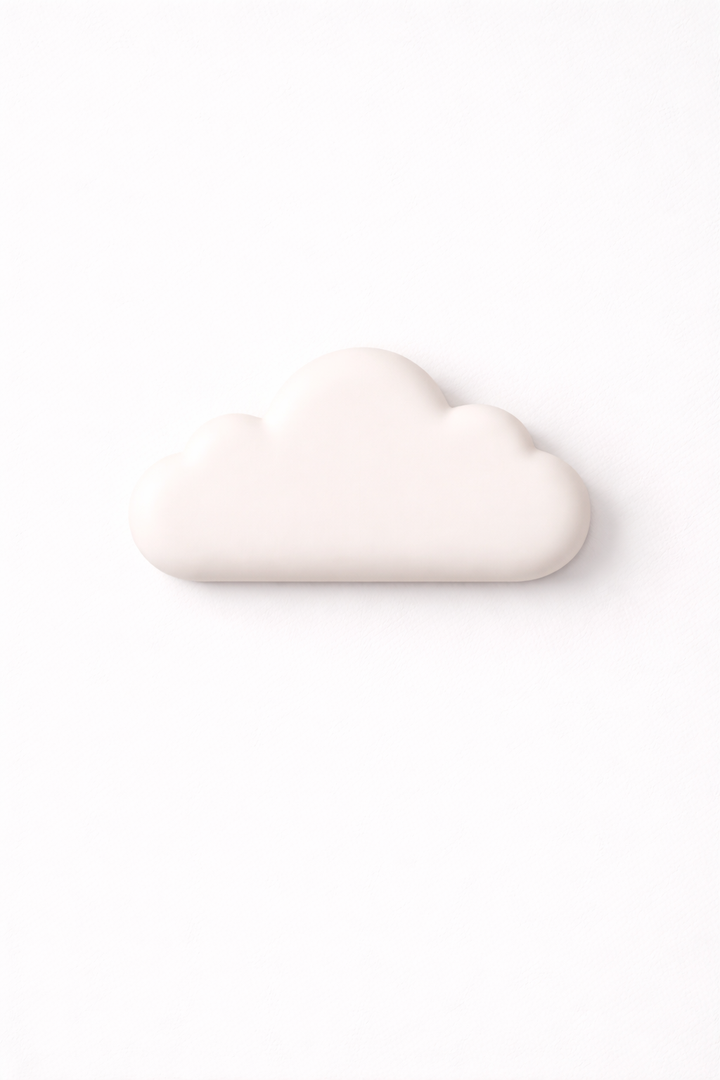 Nubes decorativas 3D modulares – Piezas individuales para crear murales