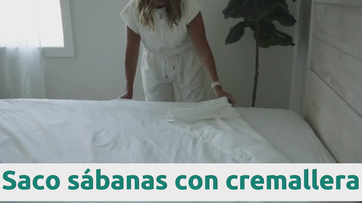 Saco sábanas con Cremalleras Blanco