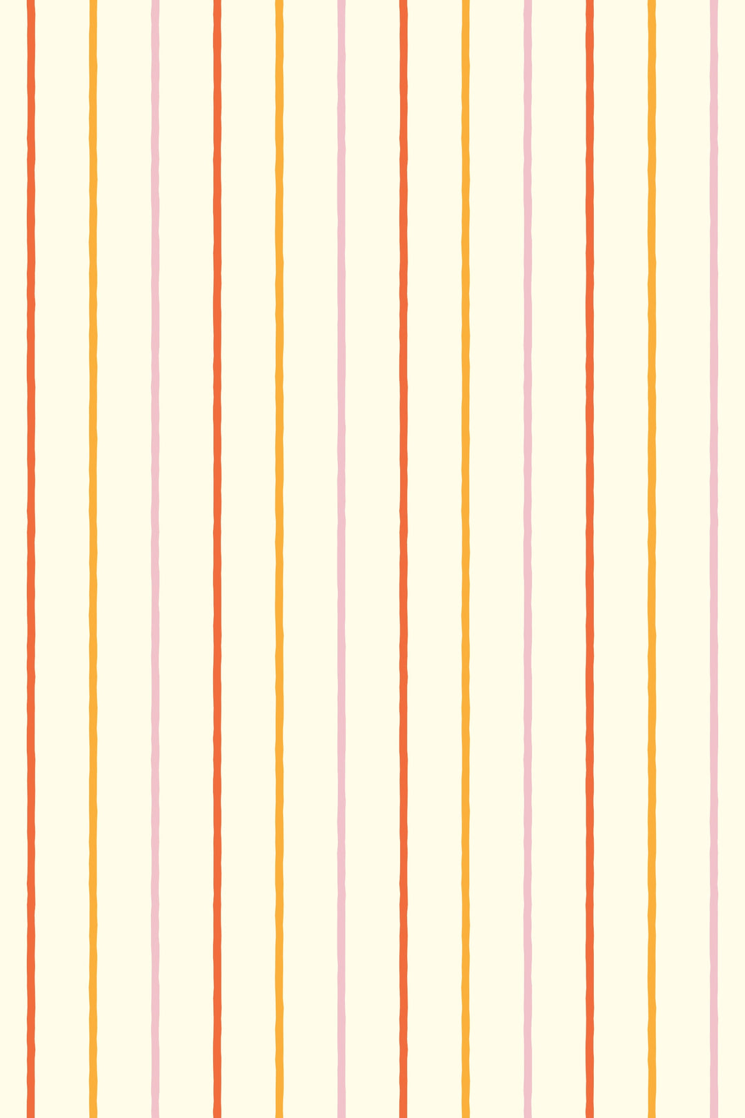 Alfombra vinílica Rayas Finas Ocre Naranja Rosa M