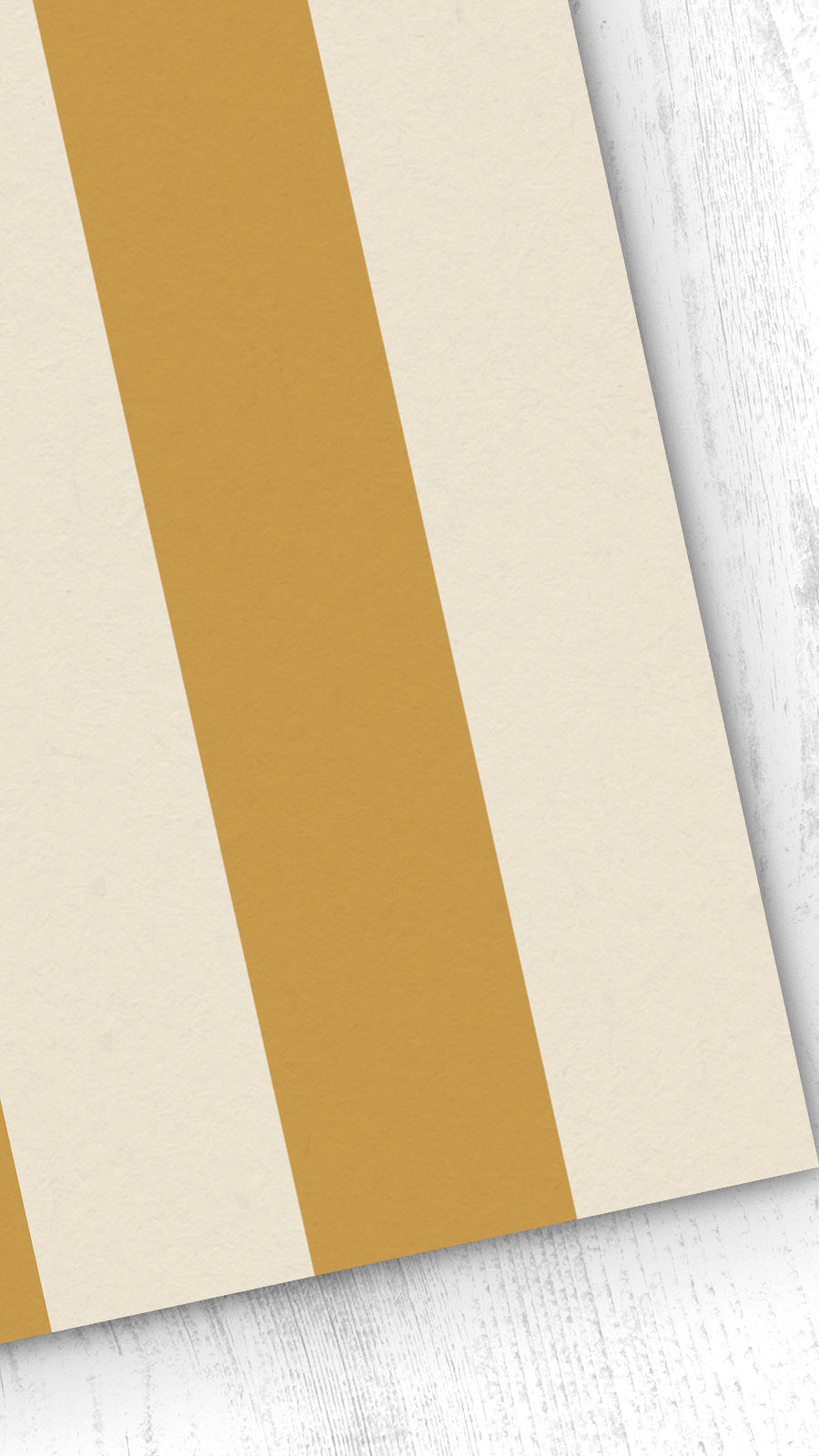 Papel pintado Texturizado Rayas M Mostaza Crema