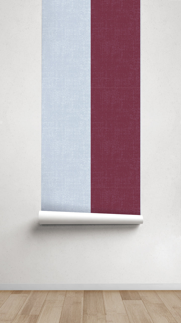 Papel pintado Texturizado Rayas XL Granate Agua