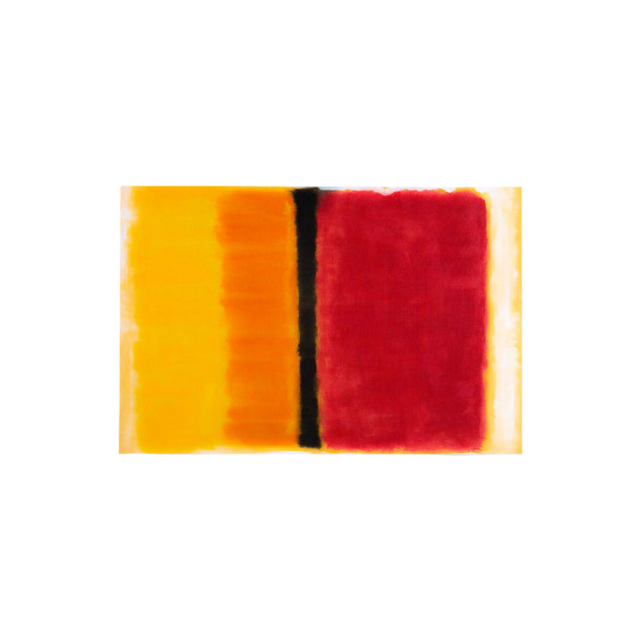 Alfombra vinílica Mark Rothko Violet Black Orange Red Yellow