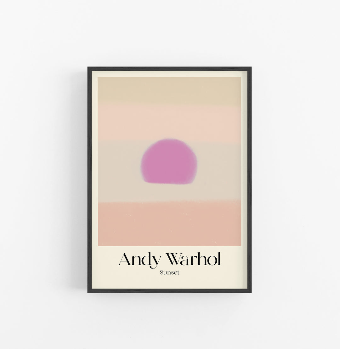 Cuadro Andy Warhol Sunset Beige