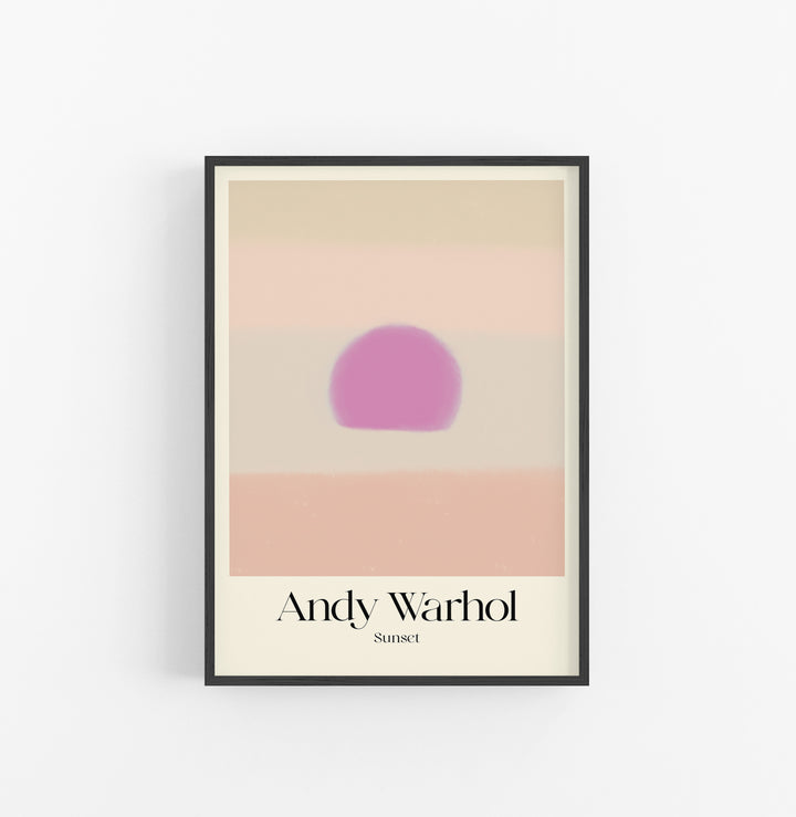 Cuadro Andy Warhol Sunset Beige