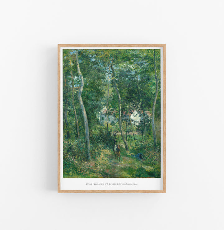 Cuadro Camile Pissarro Edge Of The Woods Near L Hermitage