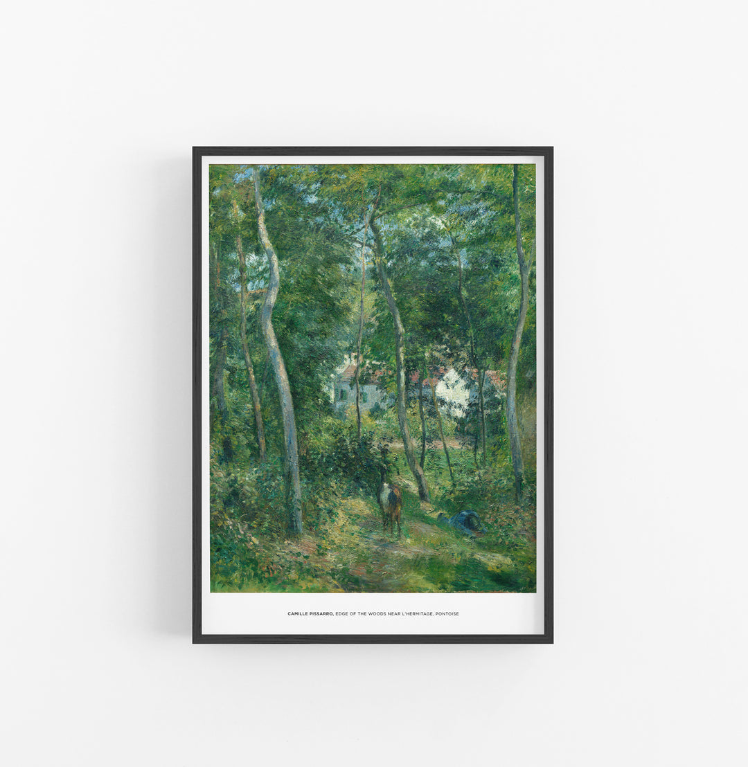 Cuadro Camile Pissarro Edge Of The Woods Near L Hermitage