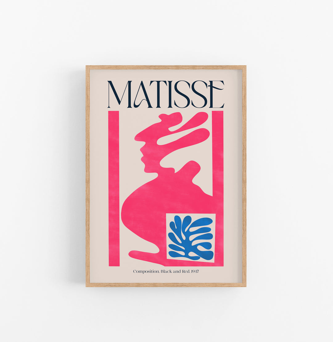 Cuadro Matisse Composition Pink And Blue