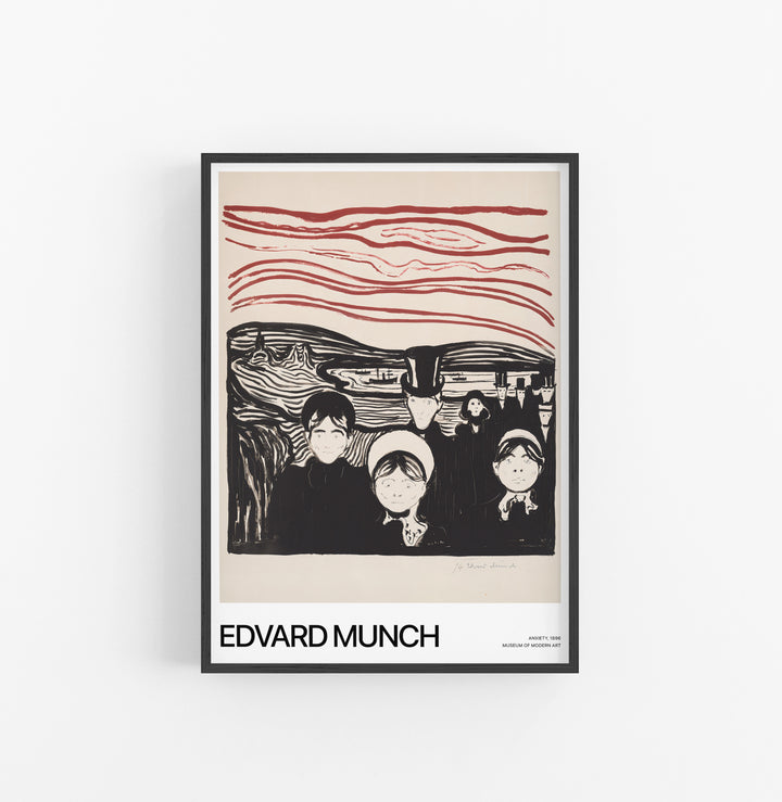 Cuadro Edvard Munch Anxiety