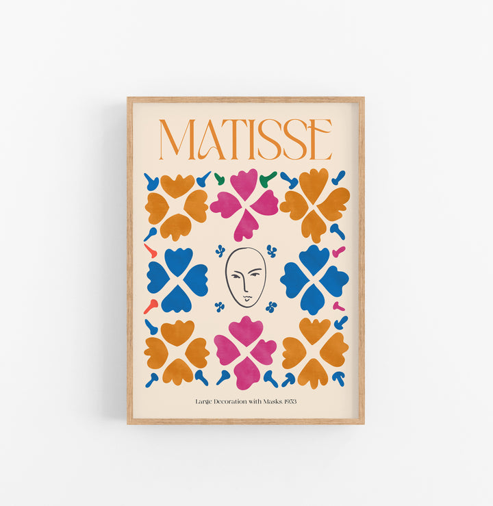 Cuadro Matisse Large Decoration With Masks