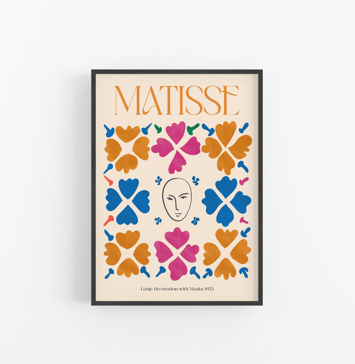 Cuadro Matisse Large Decoration With Masks