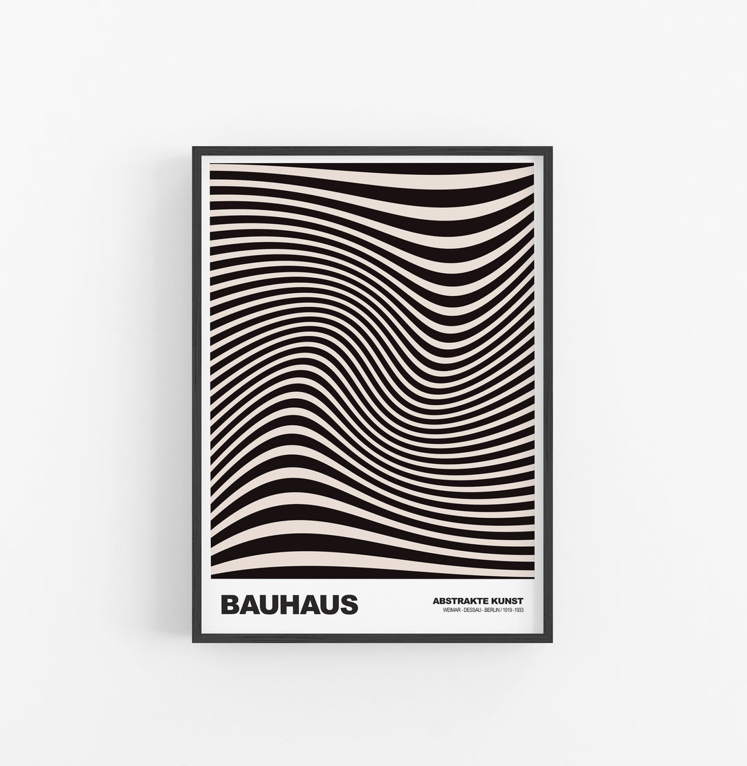 Cuadro Bauhaus Olas