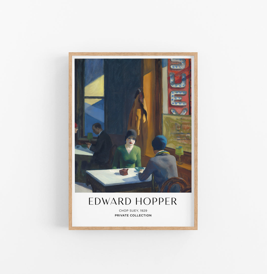 Cuadro Edward Hopper Chop Suey