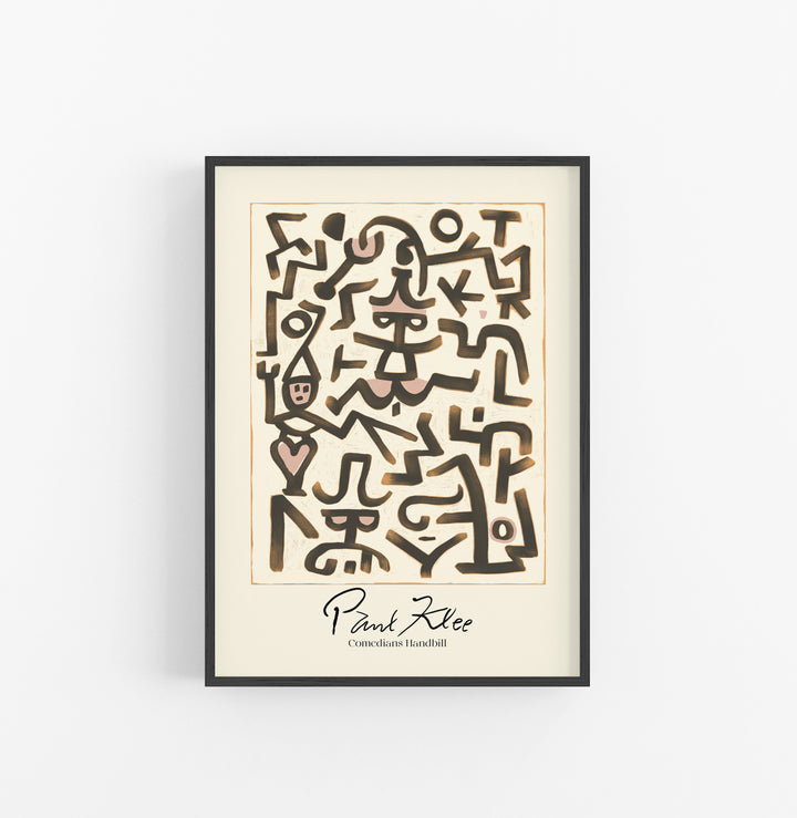 Cuadro Paul Klee Comedians Handbill