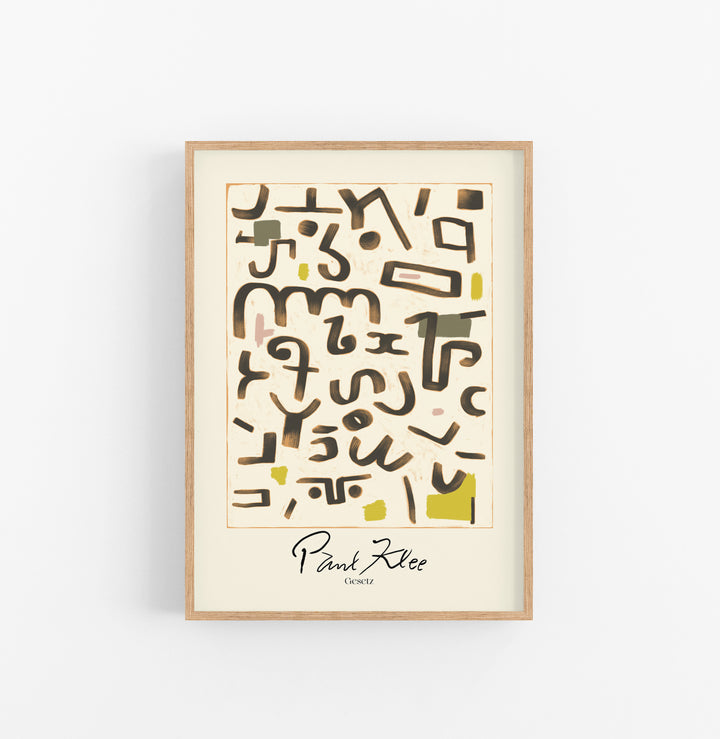 Cuadro Paul Klee Gesetz