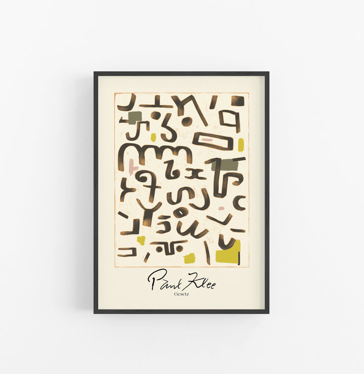 Cuadro Paul Klee Gesetz