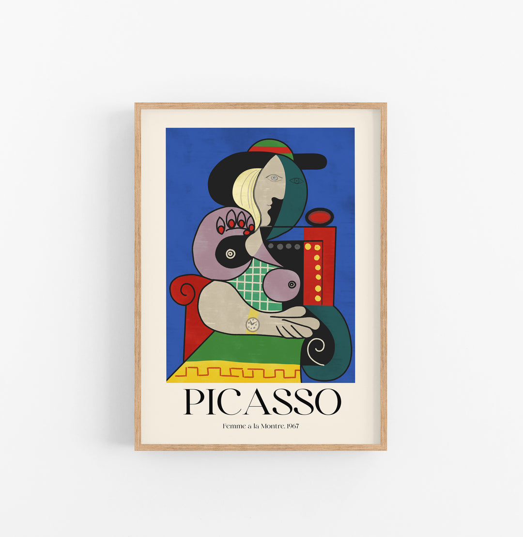 Cuadro Picasso Femme A La Montre