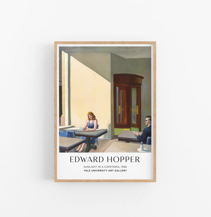 Cuadro Edward Hopper Sunlight In A Cafeteria