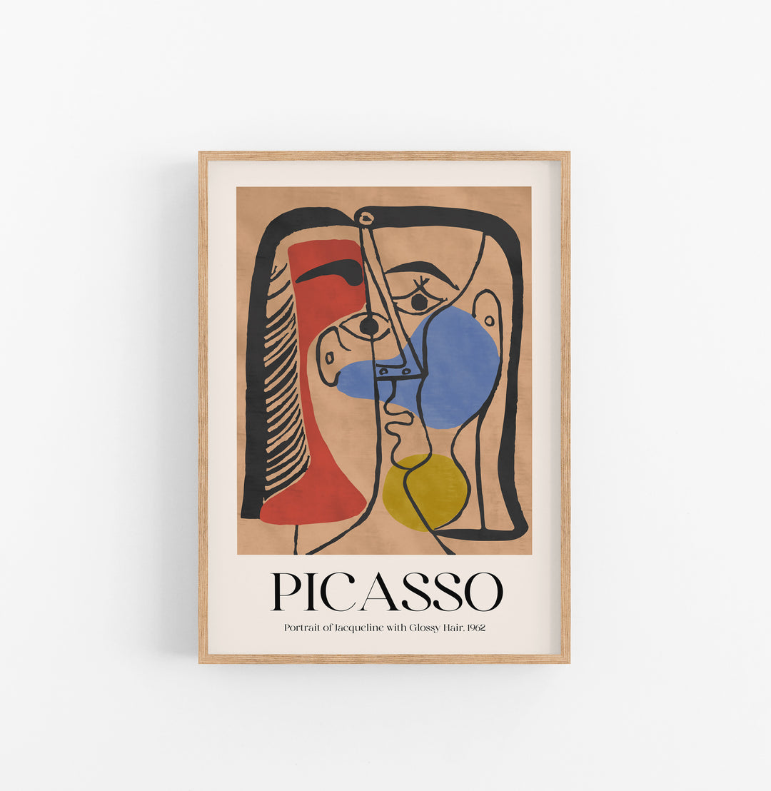 Cuadro Picasso Portrait Of Jacqueline With Glossy Hair