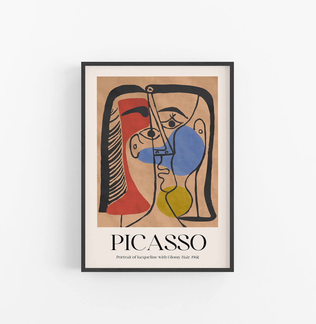 Cuadro Picasso Portrait Of Jacqueline With Glossy Hair