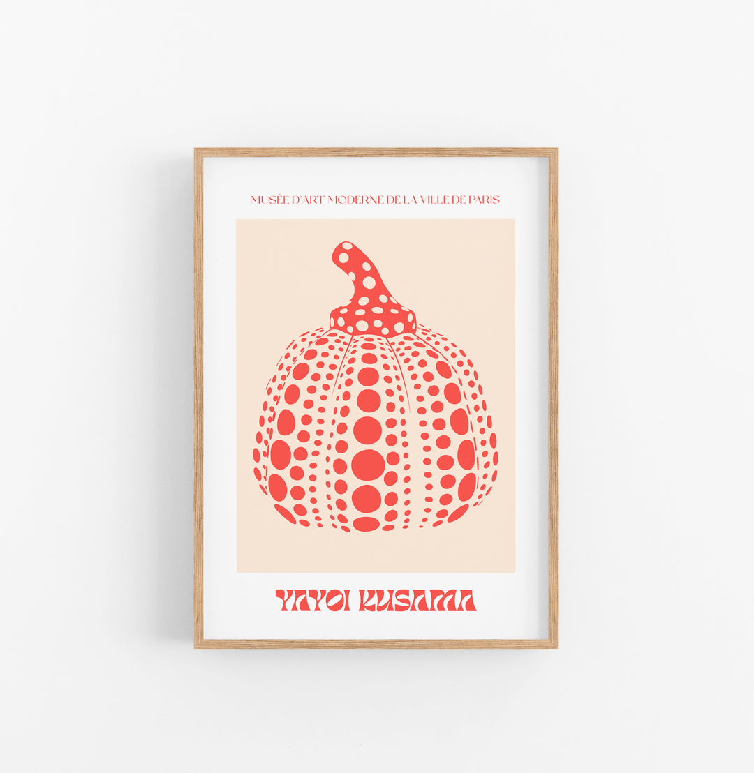 Cuadro Yayoi Kusama Calabazas