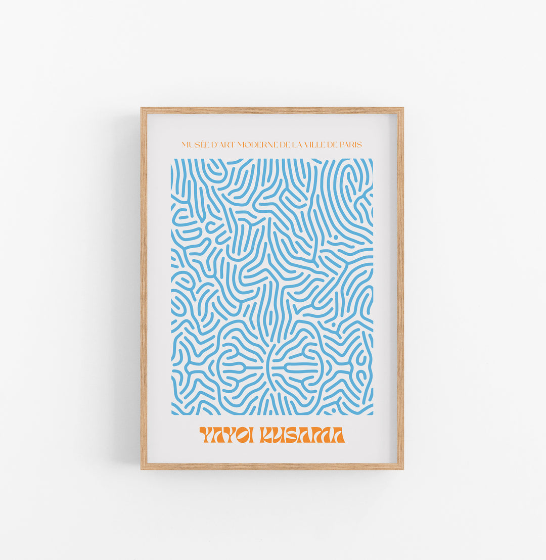 Cuadro Yayoi Kusama Lineas Organicas
