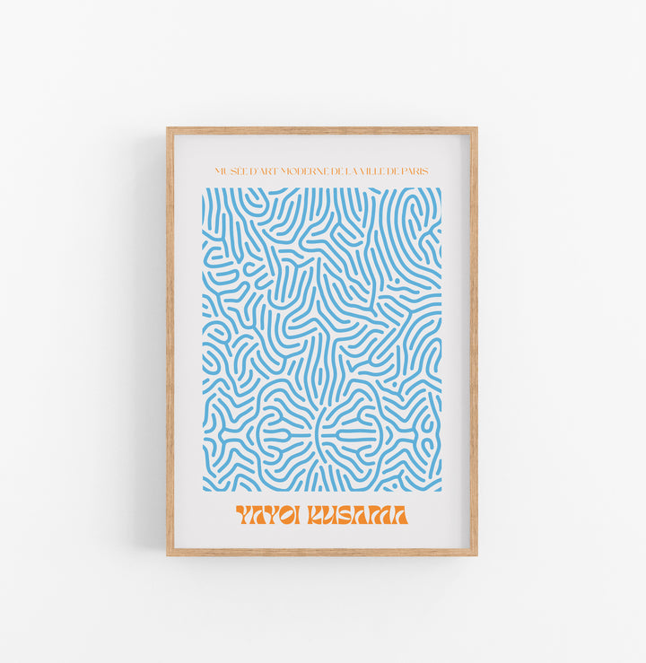 Cuadro Yayoi Kusama Lineas Organicas