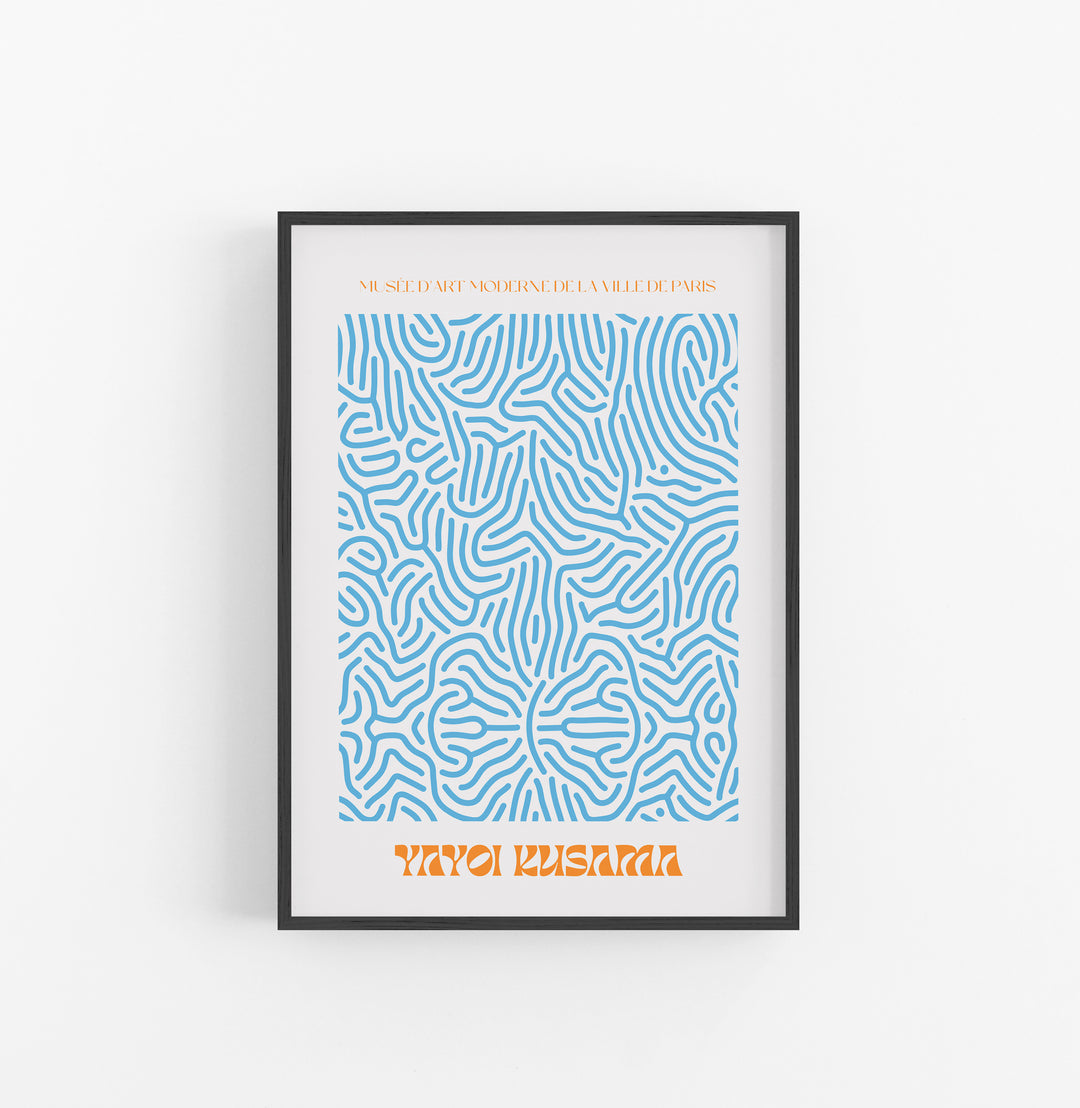 Cuadro Yayoi Kusama Lineas Organicas