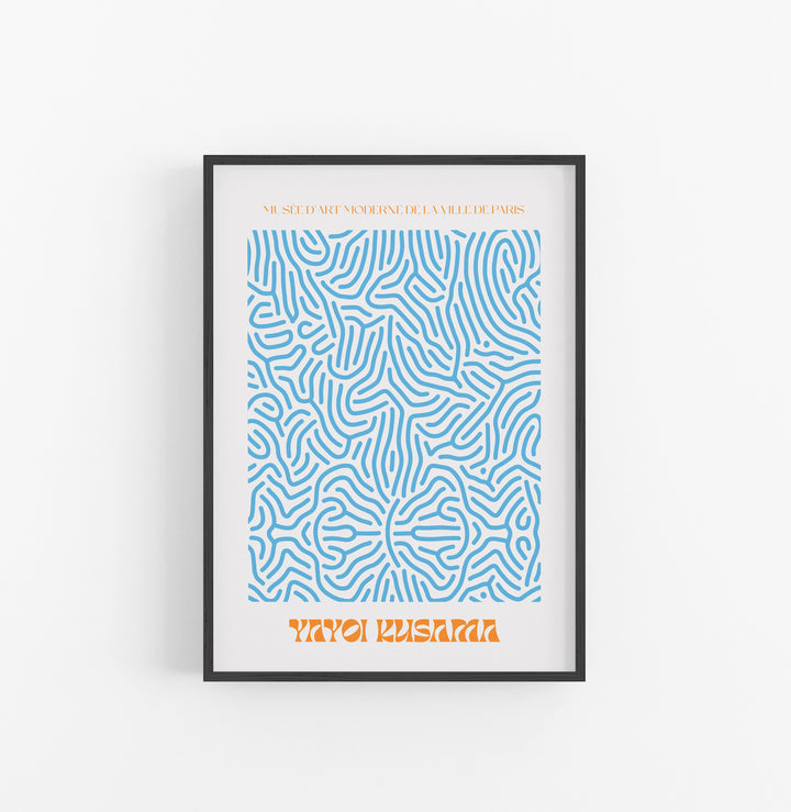 Cuadro Yayoi Kusama Lineas Organicas
