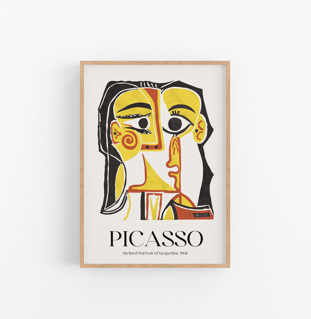 Cuadro Picasso Stylized Portrait Of Jaqueline
