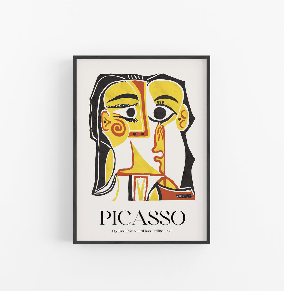 Cuadro Picasso Stylized Portrait Of Jaqueline