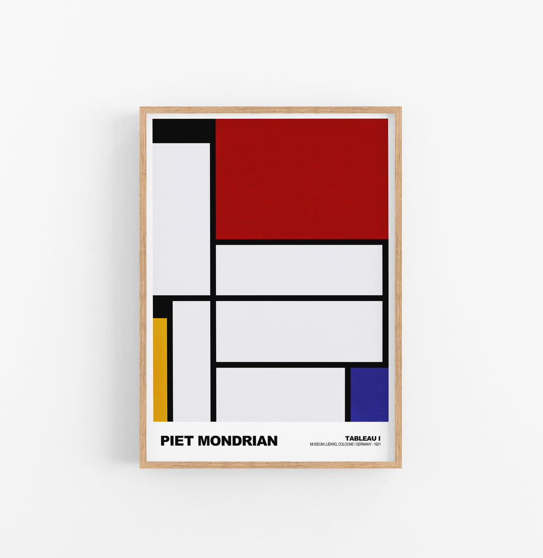Cuadro Piet Mondrian tableau