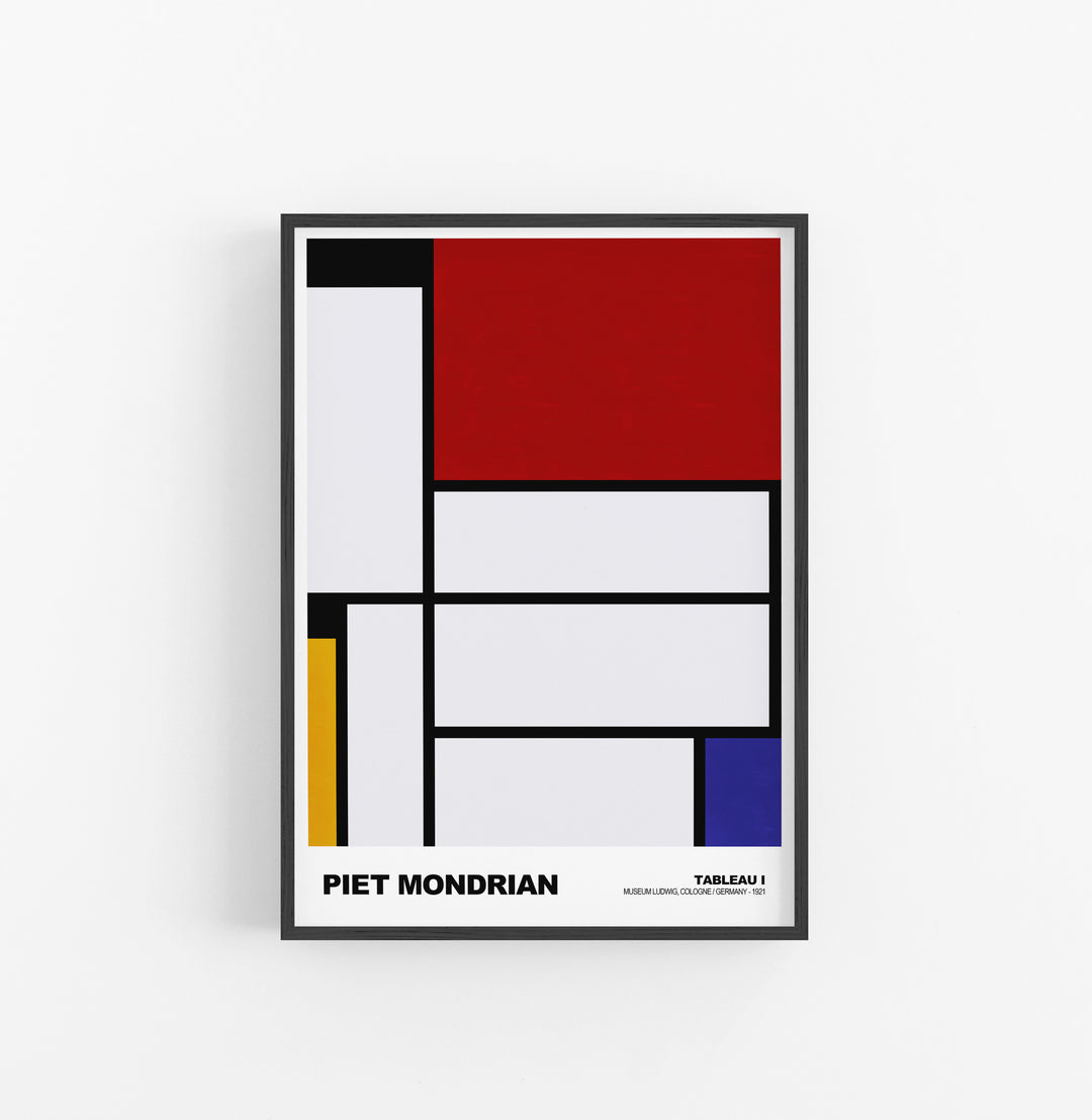 Cuadro Piet Mondrian tableau