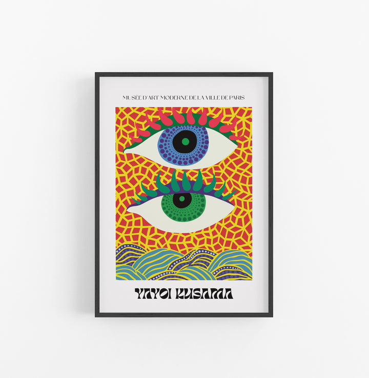 Cuadro Yayoi Kusama Ojos