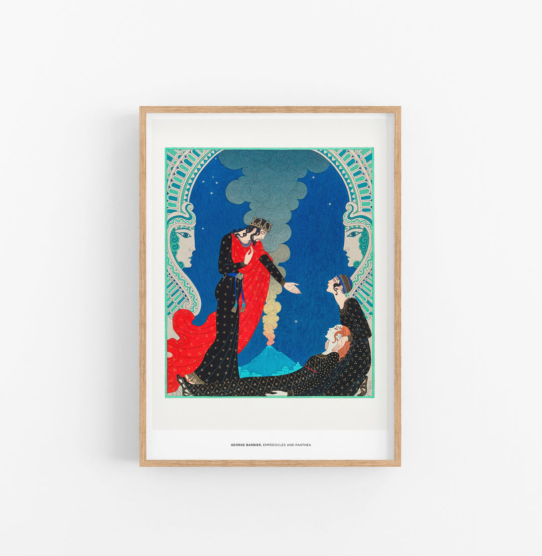 Cuadro Gerorge Barbier Empedocles And Panthea