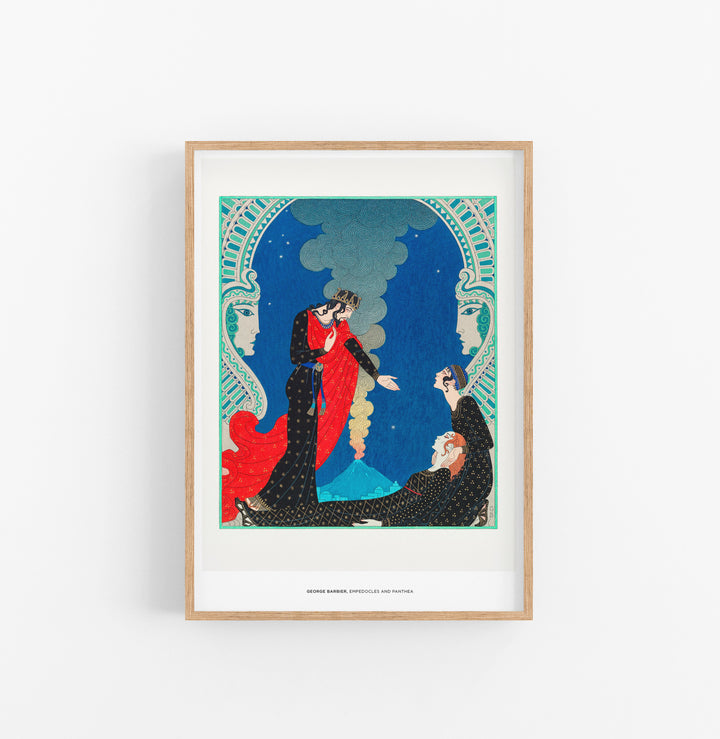 Cuadro Gerorge Barbier Empedocles And Panthea