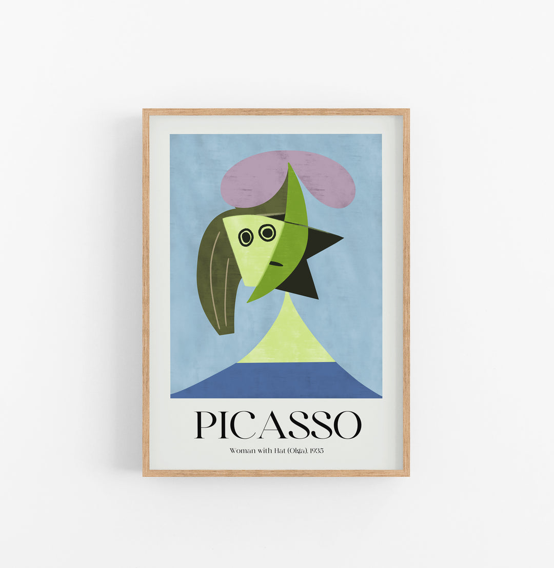 Cuadro Picasso Woman With Hat Olga