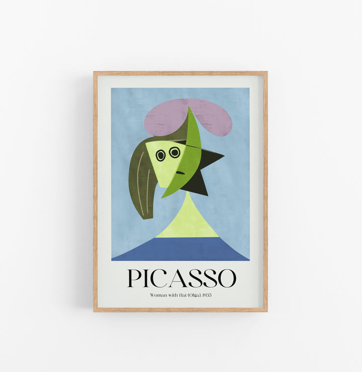 Cuadro Picasso Woman With Hat Olga