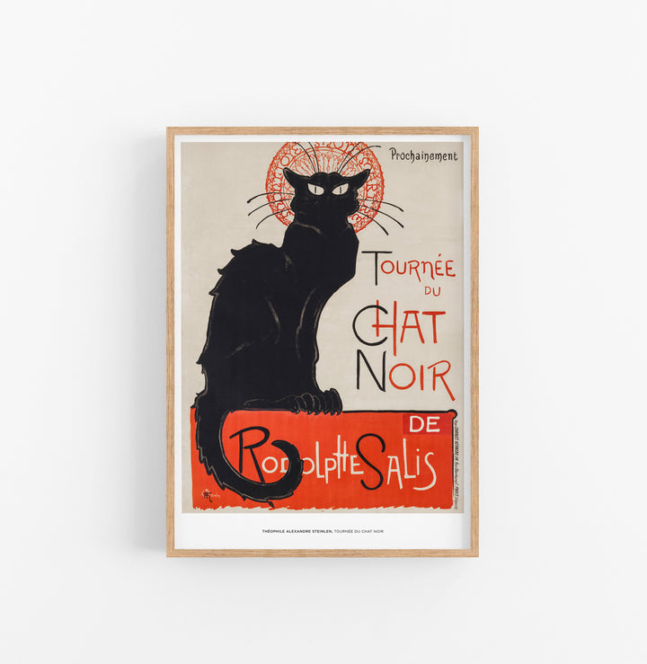 Cuadro Theophile Alexander Steinlen Tournee Du Chat Noir