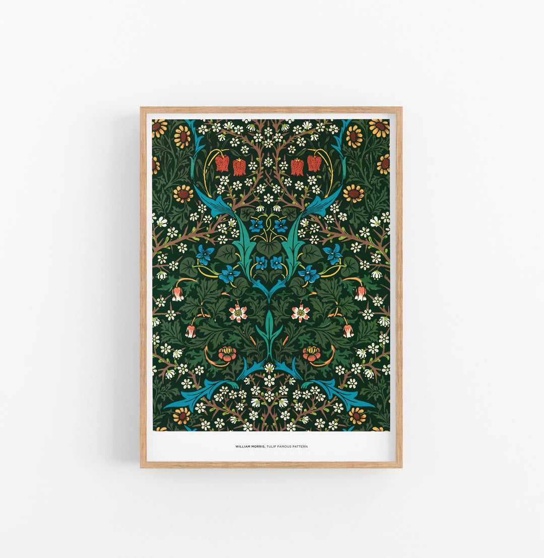 Cuadro William Morris Tulip Famous Pattern