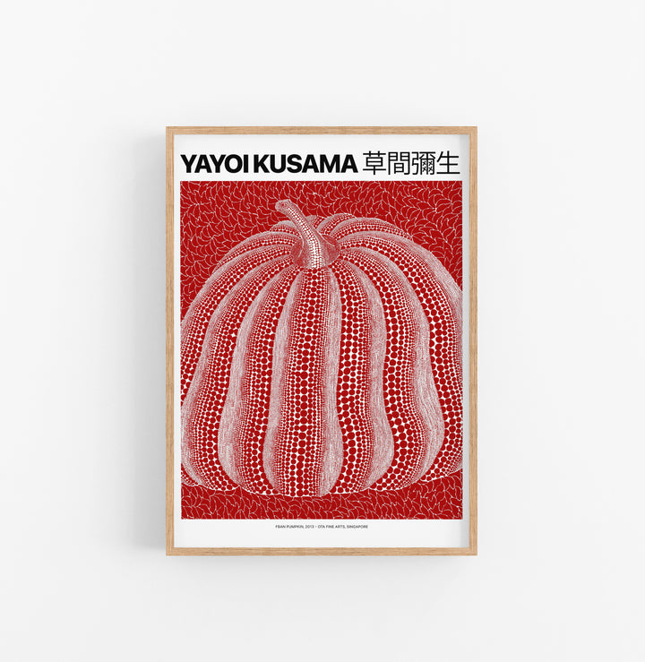 Cuadro Yayoi Kusama Fban Pumpkin