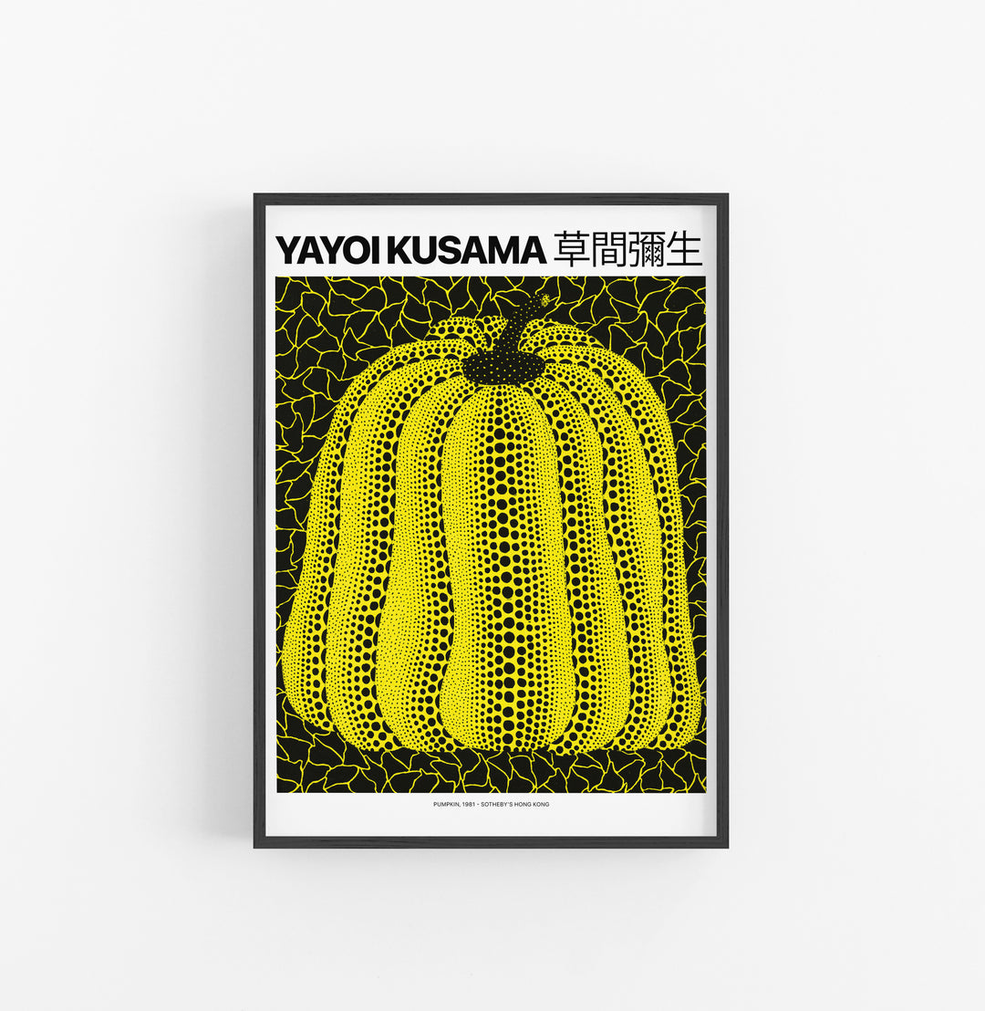 Cuadro Yayoi Kusama Pumkin Yellow
