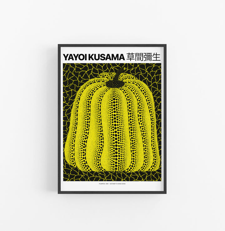 Cuadro Yayoi Kusama Pumkin Yellow