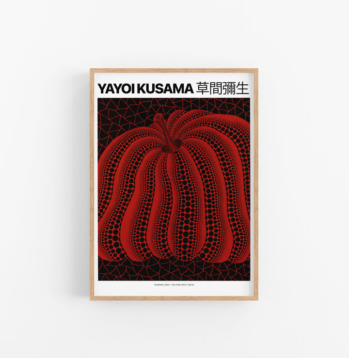 Cuadro Yayoi Kusama Pumpkin