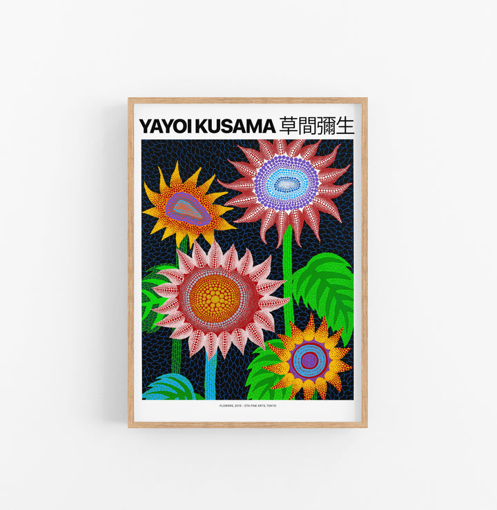 Cuadro Yayoi Kusama Sunflower
