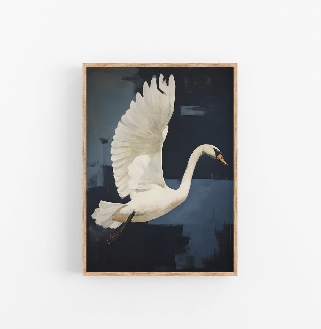 Cuadro con Marco Eclectic Animal Realista Blanco Navy
